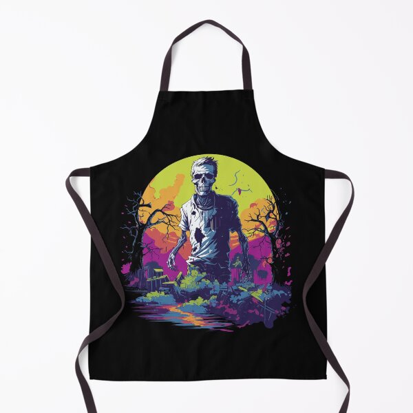 Item preview, Halloween Zombie Under the Full Moon - Halloween Cemetery Horror designed and sold by BNCH44.