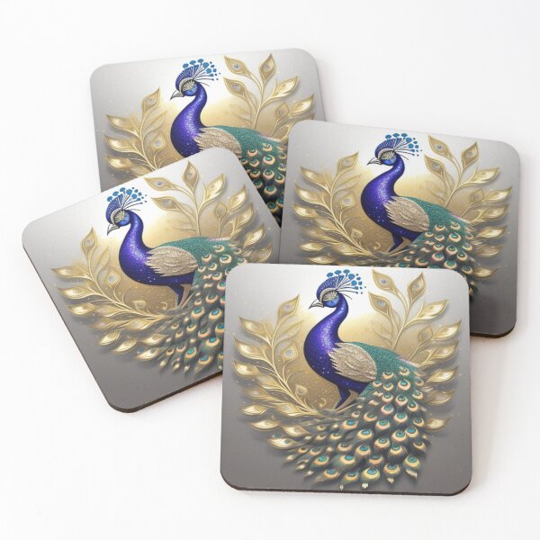 Item preview, Royal blue Peacock  designed and sold by Roxburylane.