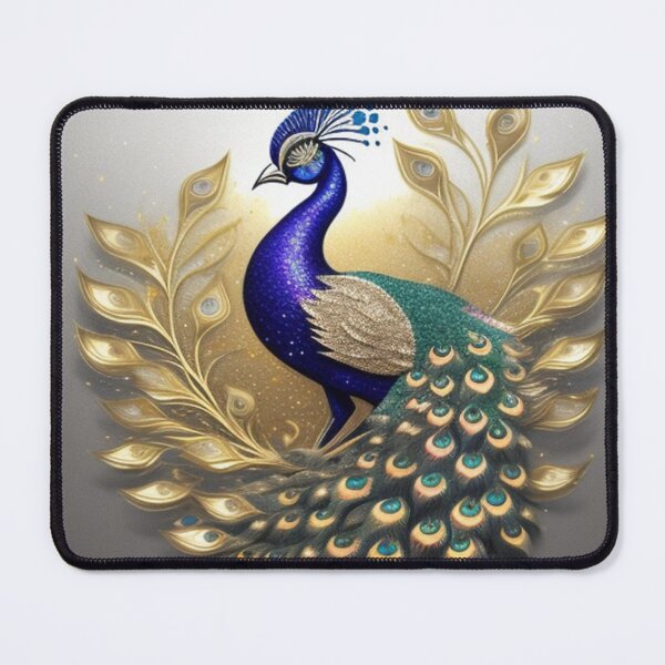 Item preview, Royal blue Peacock designed and sold by Roxburylane.
