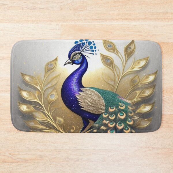 Item preview, Royal blue Peacock  designed and sold by Roxburylane.