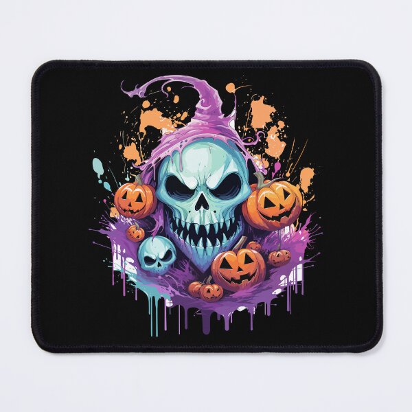 Item preview, Halloween Terrifying Ghost Amidst Pastel Pumpkin Graffiti designed and sold by BNCH44.