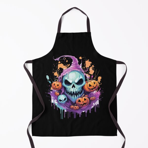 Item preview, Halloween Terrifying Ghost Amidst Pastel Pumpkin Graffiti designed and sold by BNCH44.