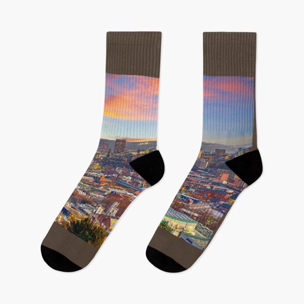 Item preview, Sheffield Sunset Cityscape designed and sold by Alisonchambers2.