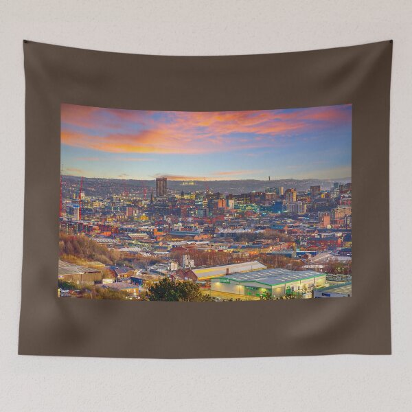 Item preview, Sheffield Sunset Cityscape designed and sold by Alisonchambers2.