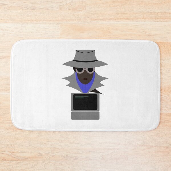 Item preview, Lady Grey (Afro W/Computer): A Cybersecurity Design designed and sold by McNerdic.