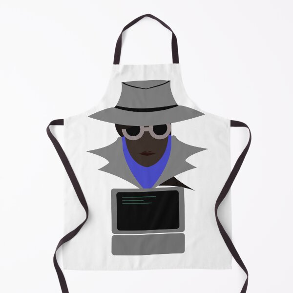 Item preview, Lady Grey (Afro W/Computer): A Cybersecurity Design designed and sold by McNerdic.