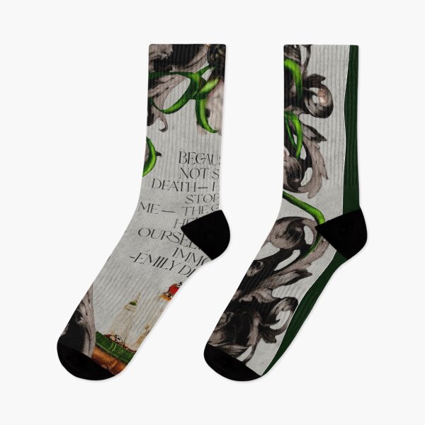 Item preview, DarkAcademia Aesthetic Emily Dickinson Gothic Quote Watercolor designed and sold by Monica Laipple.