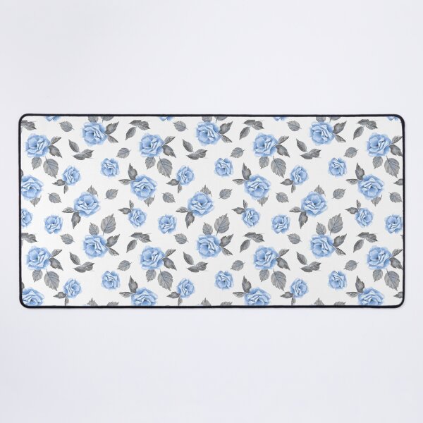 Artikel-Vorschau von Blaue Rosenblüten. Aquarellmuster, designt und verkauft von Gribanessa.