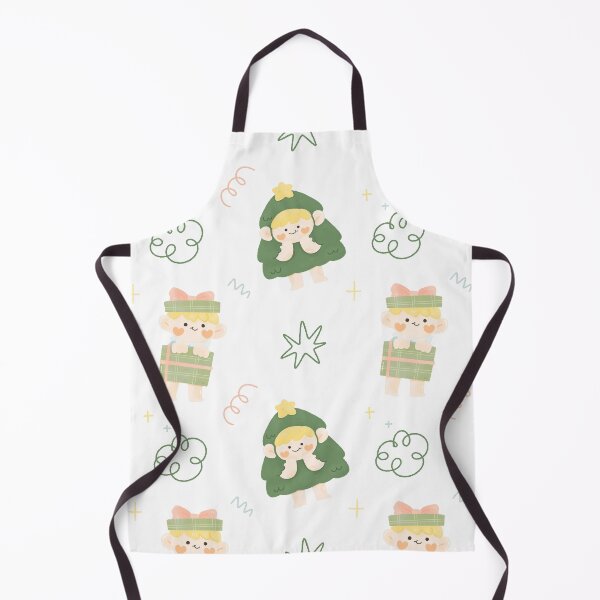 Item preview, Kawaii Cute Christmas tree gift little boy baby shower watercolor pattern designed and sold by TNwandesignart.