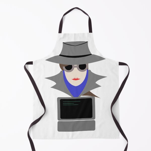 Item preview, Lady Grey (Cauc W/Computer): A Cybersecurity Design designed and sold by McNerdic.