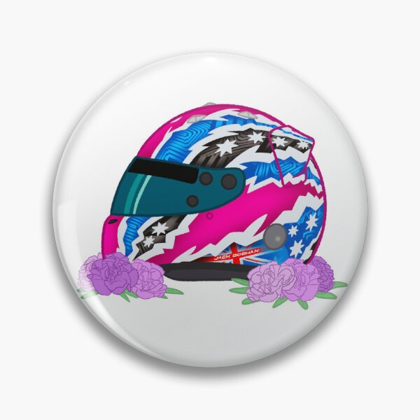 Item preview, Jack Doohan 2023 Helmet With Flowers. designed and sold by OriDraws.