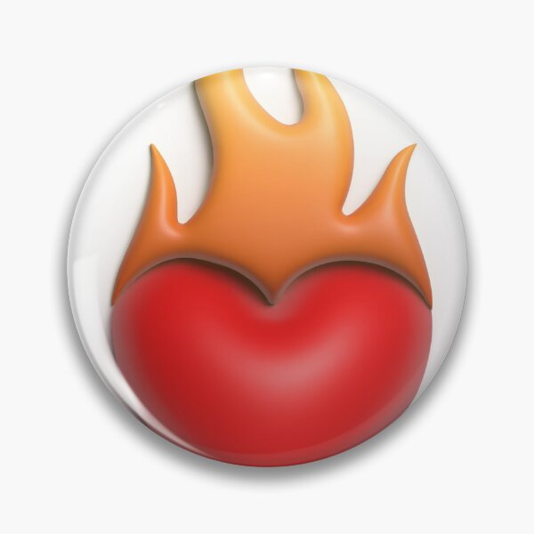 Item preview, burning heart in fire	 designed and sold by theguy17.