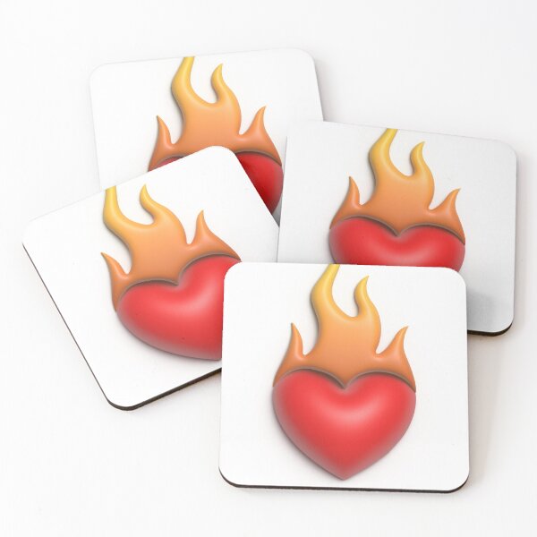 Item preview, burning heart in fire	 designed and sold by theguy17.