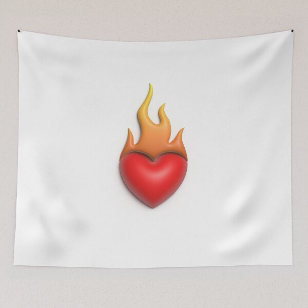 Item preview, burning heart in fire	 designed and sold by theguy17.