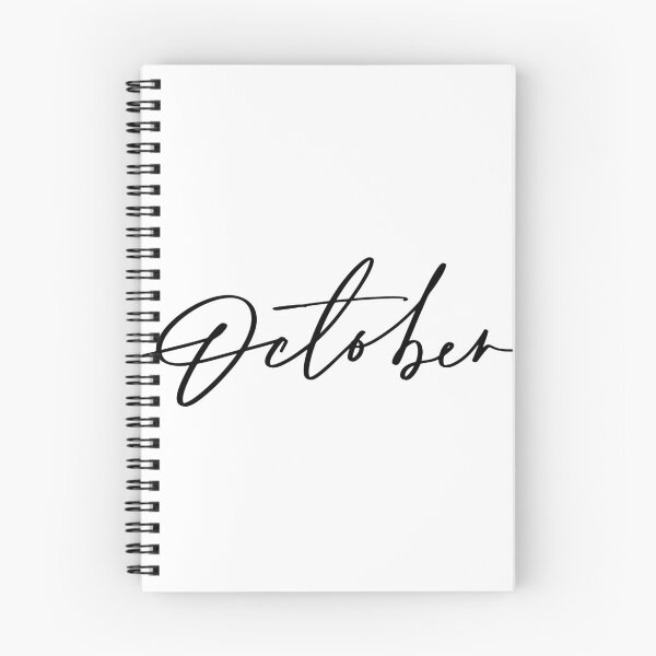 Item preview, Aesthetic October, typography, month designed and sold by JAG2B.