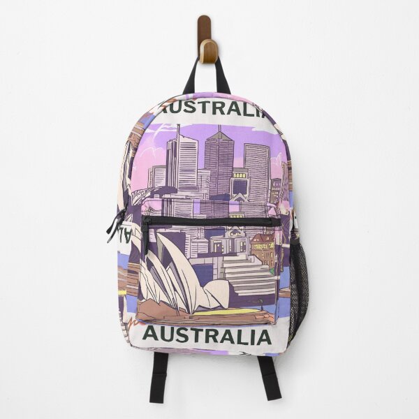 Item preview,  World travel fly to Australia, Sydney in colorful  tower brafdesign  designed and sold by Brafdesign.
