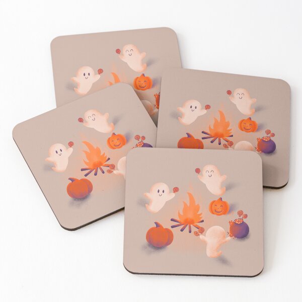 Item preview, Bonfire Ghosts Halloween Vibe designed and sold by makell-creates.