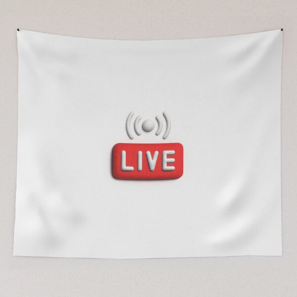 Item preview, Live streaming red icons. designed and sold by theguy17.
