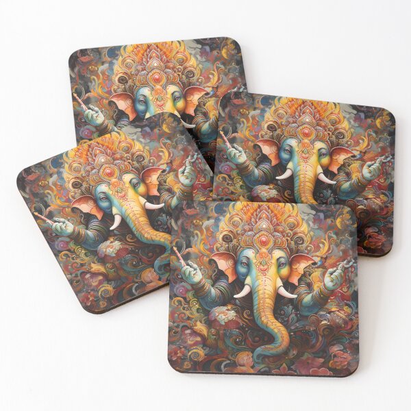 Aperçu de l'œuvre Ganesha Dieu Art créée et vendue par Lil-Satu.