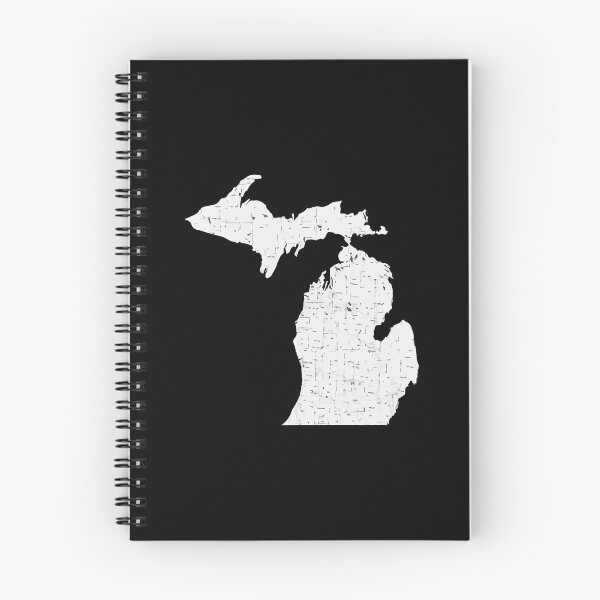 Item preview, Michigan Map Illustration designed and sold by Corner-Distro.