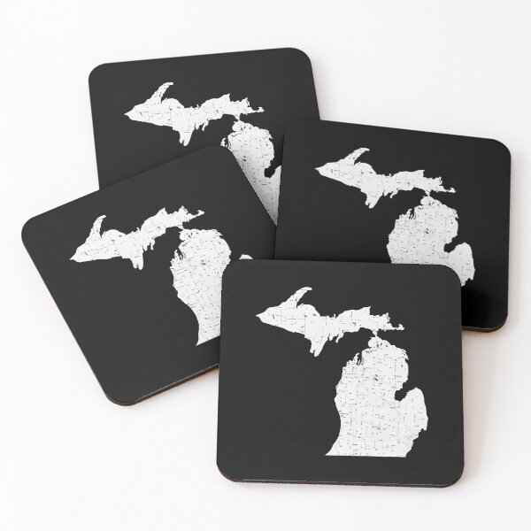 Item preview, Michigan Map Illustration designed and sold by Corner-Distro.