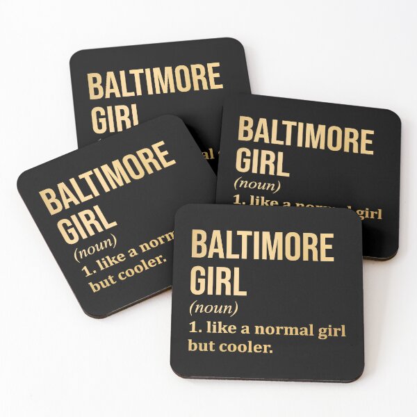 Item preview, Baltimore Girl Definition Baltimore in Gold designed and sold by XCIV.