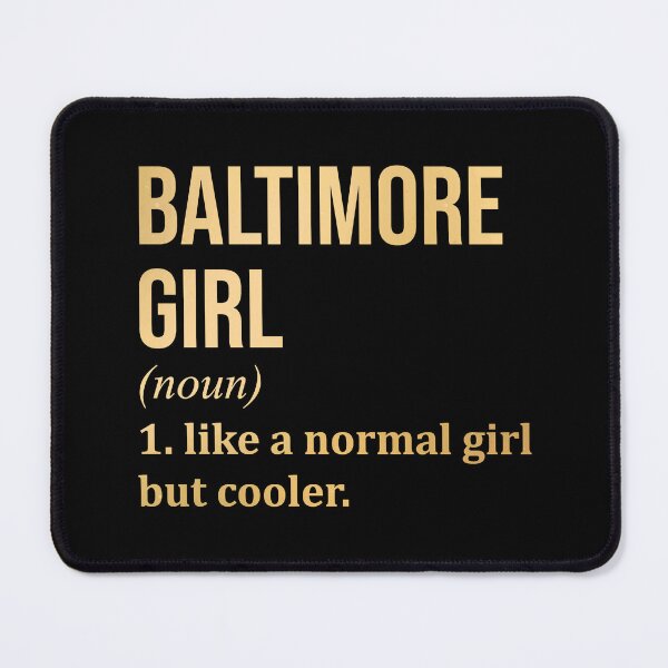 Item preview, Baltimore Girl Definition Baltimore in Gold designed and sold by XCIV.