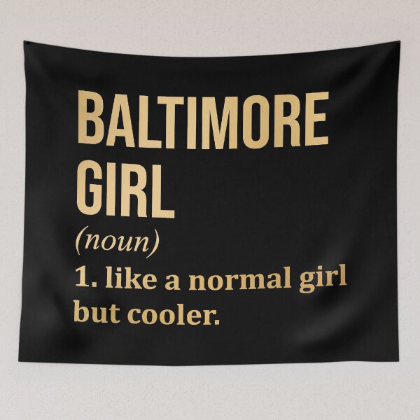 Item preview, Baltimore Girl Definition Baltimore in Gold designed and sold by XCIV.