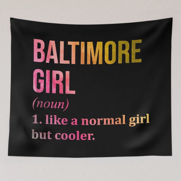 Item preview, Baltimore Girl Definition Baltimore in Watercolor designed and sold by XCIV.