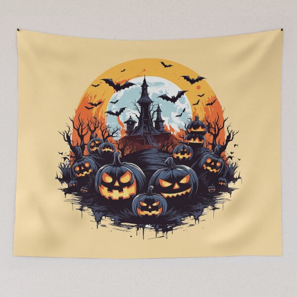 Item preview, Haunted Church Under the Full Moon - Halloween Magic designed and sold by BNCH44.