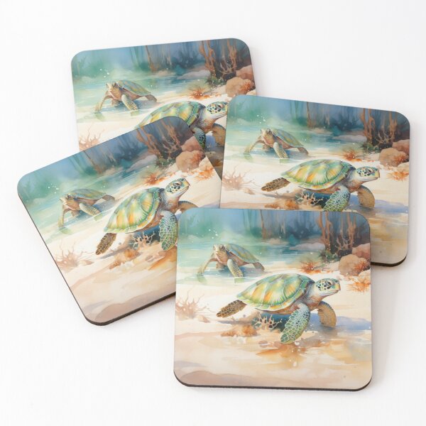 Item preview, Ocean Depths with Turtles, Ocean Rocks, Sandy Floor designed and sold by Zoomie-s.