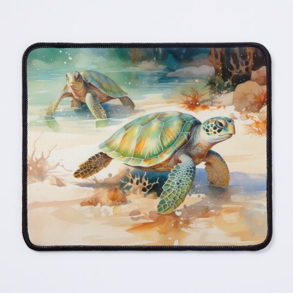 Item preview, Ocean Depths with Turtles, Ocean Rocks, Sandy Floor designed and sold by Zoomie-s.