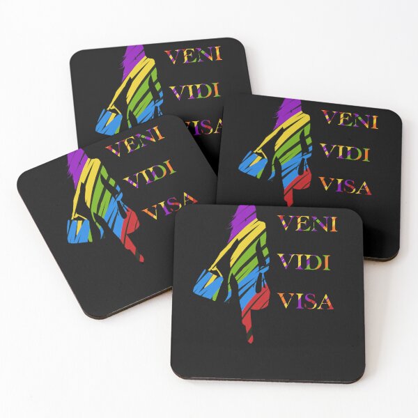 Item preview, VENI VIDI VISA . I came I shopped colour watch designed and sold by SoulTrekking.