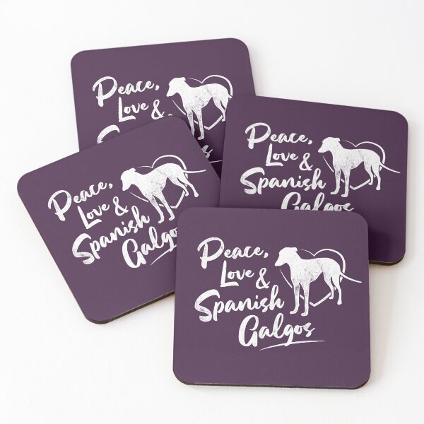 Item preview, Peace, Love & Spanish Galgos - Pet Sighthound Dog Owner designed and sold by propellerhead.