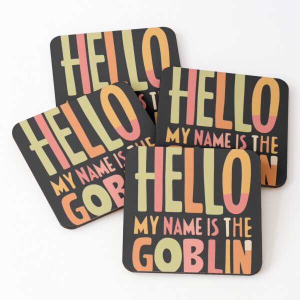 Item preview, HELLO MY NAME IS The Goblin | stickers | memes designed and sold by ArtsyElegance4U ⭐⭐⭐⭐⭐.