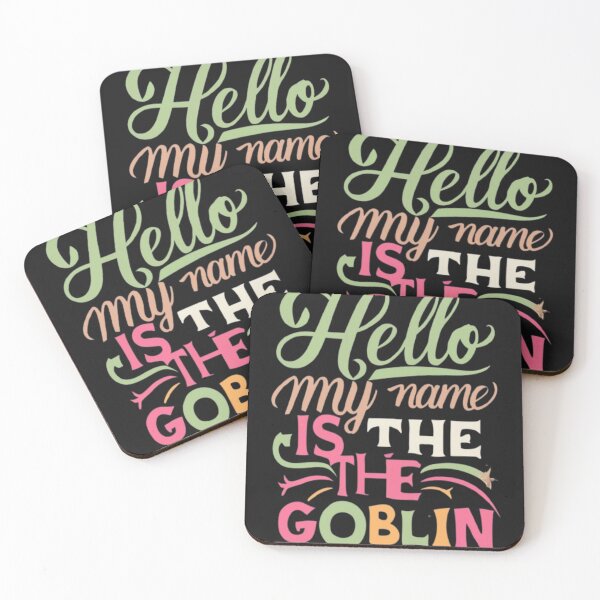 Item preview, HELLO MY NAME IS The Goblin | stickers | memes designed and sold by ArtsyElegance4U ⭐⭐⭐⭐⭐.