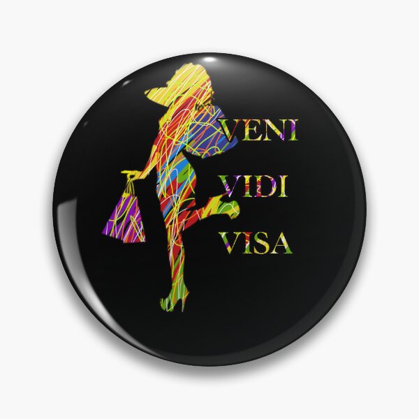 Item preview, VENI VIDI VISA . I came I shopped colour watch designed and sold by SoulTrekking.