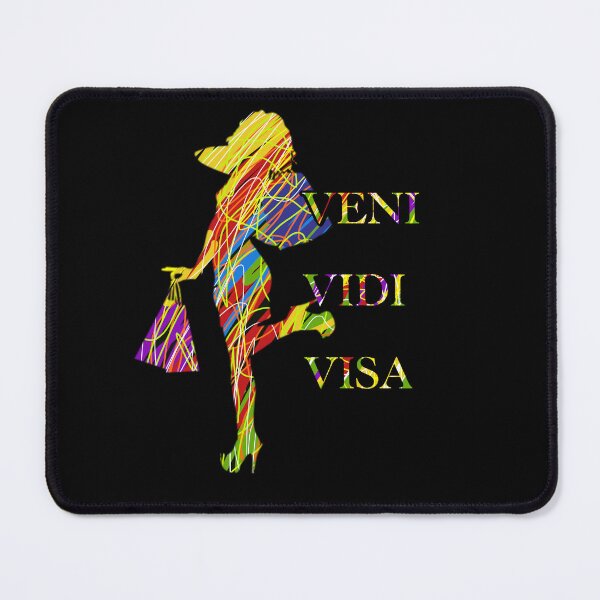 Item preview, VENI VIDI VISA . I came I shopped colour watch designed and sold by SoulTrekking.