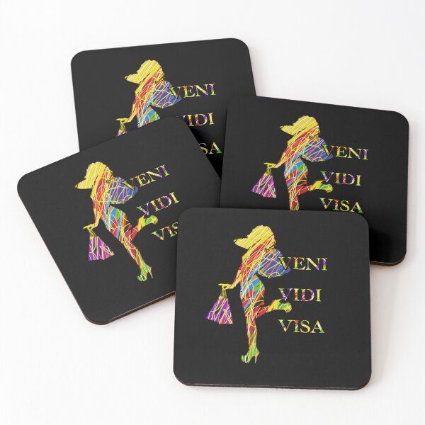 Item preview, VENI VIDI VISA . I came I shopped colour watch designed and sold by SoulTrekking.