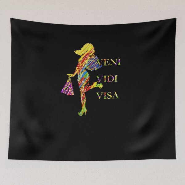 Item preview, VENI VIDI VISA . I came I shopped colour watch designed and sold by SoulTrekking.