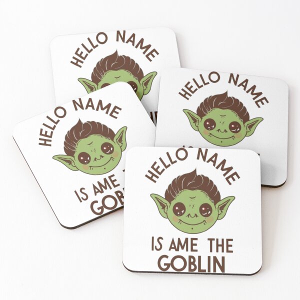 Item preview, HELLO MY NAME IS The Goblin | stickers | memes designed and sold by ArtsyElegance4U ⭐⭐⭐⭐⭐.
