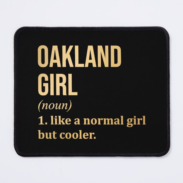 Item preview, Oakland Girl Definition Oakland in Gold designed and sold by XCIV.