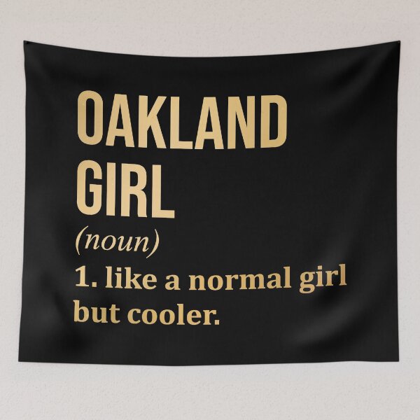 Item preview, Oakland Girl Definition Oakland in Gold designed and sold by XCIV.
