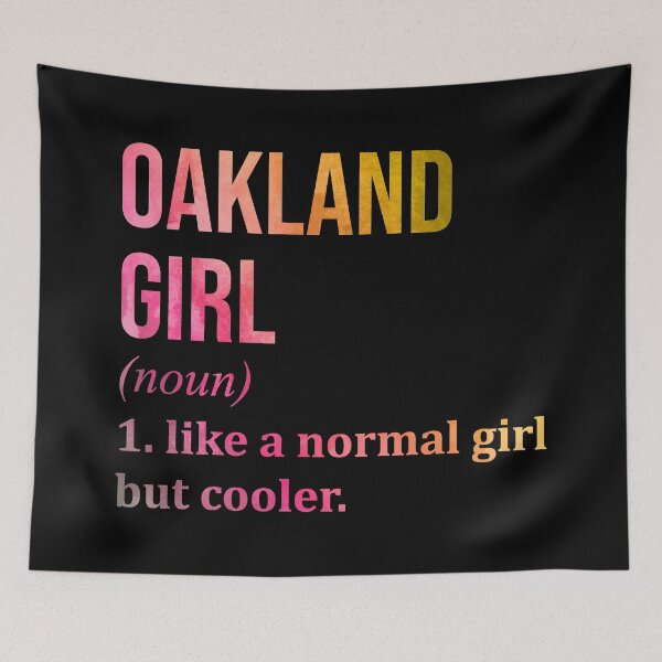 Item preview, Oakland Girl Definition Oakland in Watercolor designed and sold by XCIV.