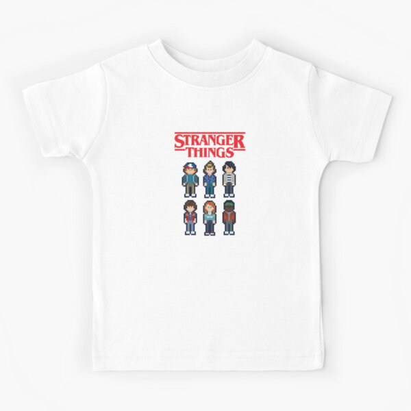 Item preview, Stranger Things Characters Pixel Art designed and sold by wolfkin-design.