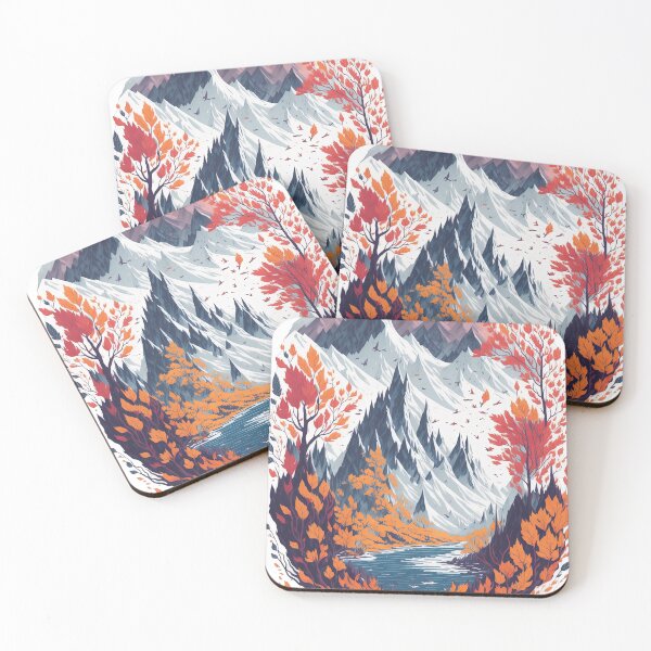 Item preview, The mountain ranges towering amidst the coldness and loneliness. designed and sold by Natcharee.