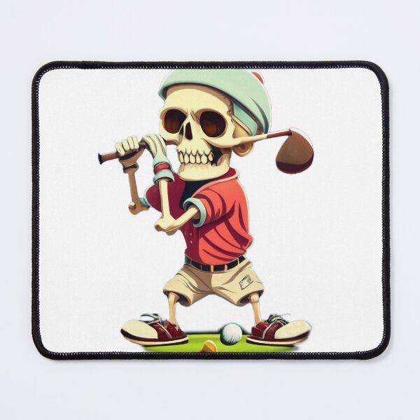 Item preview, Swing of the Undead Funny Golfing Skeleton Golfer Halloween Pattern designed and sold by pavelrmata.