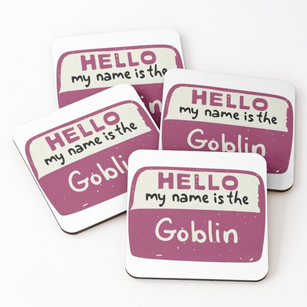 Item preview, HELLO MY NAME IS The Goblin | stickers | memes designed and sold by ArtsyElegance4U ⭐⭐⭐⭐⭐.