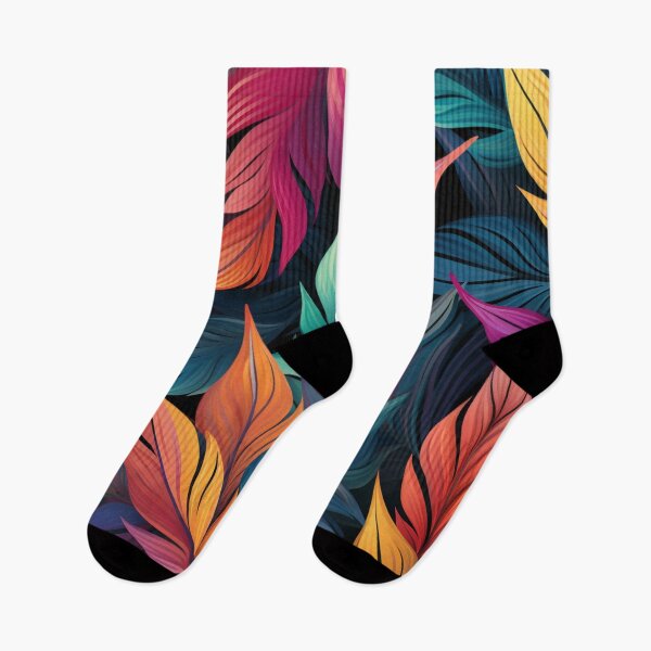 Item preview, Colorful tropical leaves designed and sold by bigmoments.