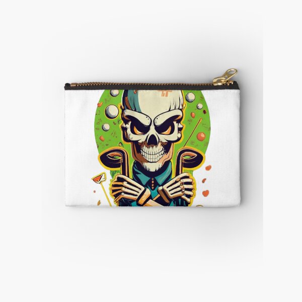 Item preview, Golf from the Grave Funny Skeleton Golfer Halloween Pattern designed and sold by pavelrmata.
